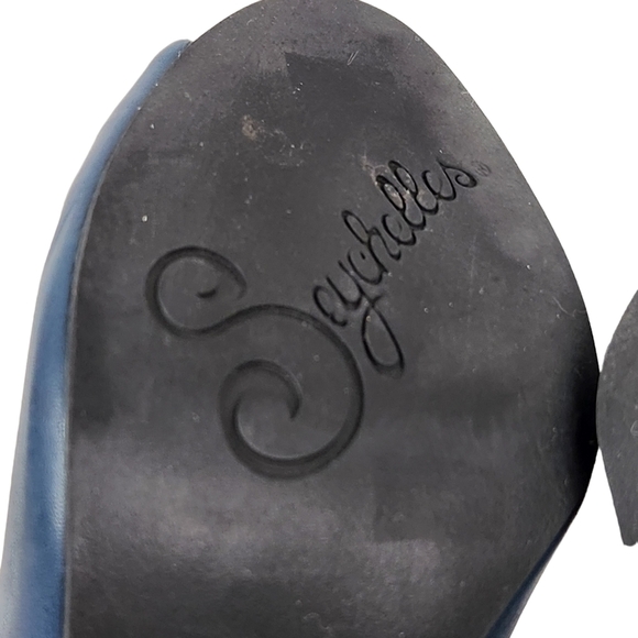 Seychelles Amusing Leather Peep Toe Diamond Quilted Ankle Boots Womens Size 7 - Picture 11 of 12